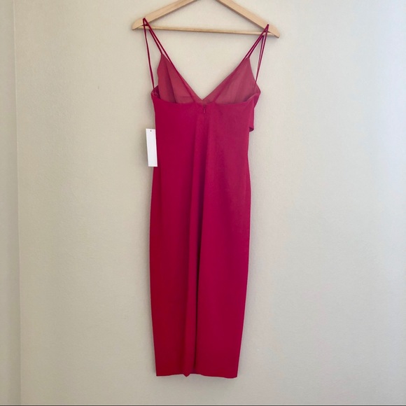 Jay Godfrey Radiant Red Midi Dress - Picture 8 of 8